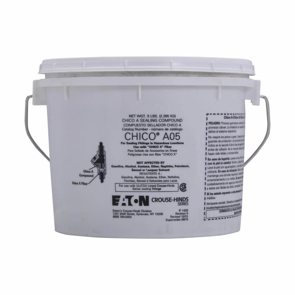 Eaton Crouse-Hinds series Chico A sealing compound, 115 Cu In
