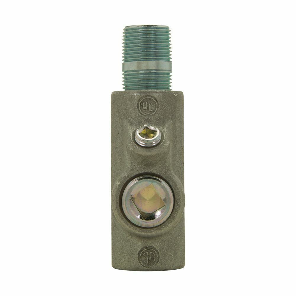 Eaton Crouse-Hinds series EYS conduit sealing fitting, Male and female, Feraloy iron alloy and/or ductile iron, Vertical or horizontal, Group B rated, 1-1/2"