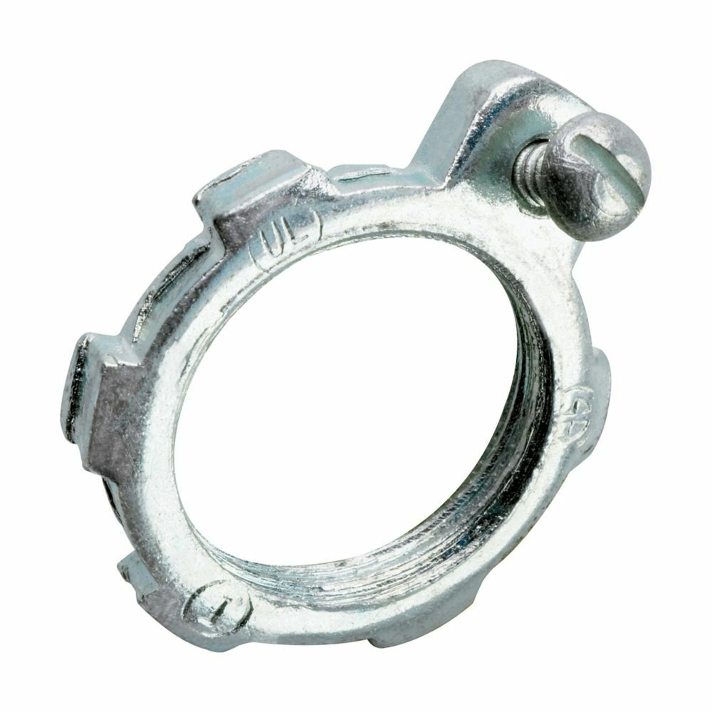Eaton Crouse-Hinds series GL bonding locknut, Rigid/IMC, Steel, 1"