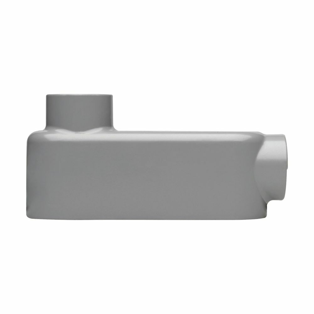Eaton Crouse-Hinds series Condulet Series 5 conduit outlet body, Rigid/IMC, Copper-free aluminum, LB shape, 3/4"