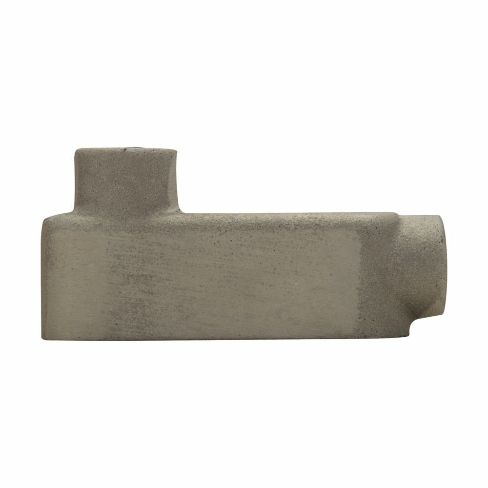 Eaton Crouse-Hinds series Condulet Mark 9 conduit outlet body, Copper-free aluminum, LB shape, 1"