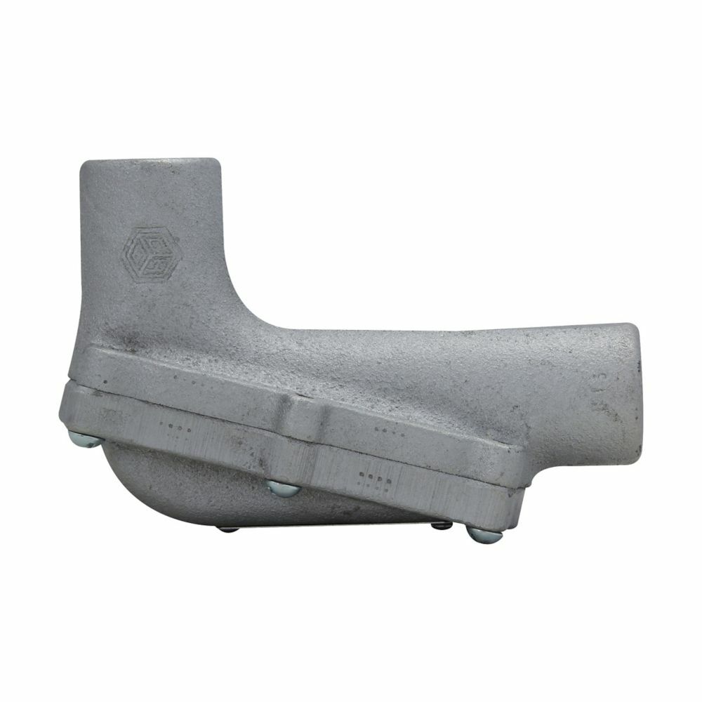 Eaton Crouse-Hinds series Condulet LBH conduit outlet body with cover, Feraloy iron alloy, 1"