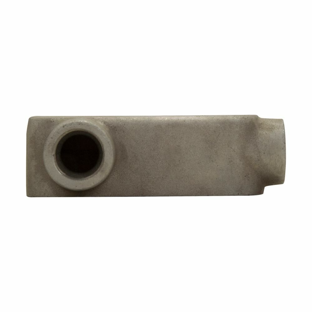 Eaton Crouse-Hinds series Condulet Mark 9 conduit outlet body, Copper-free aluminum, LL shape, 1"