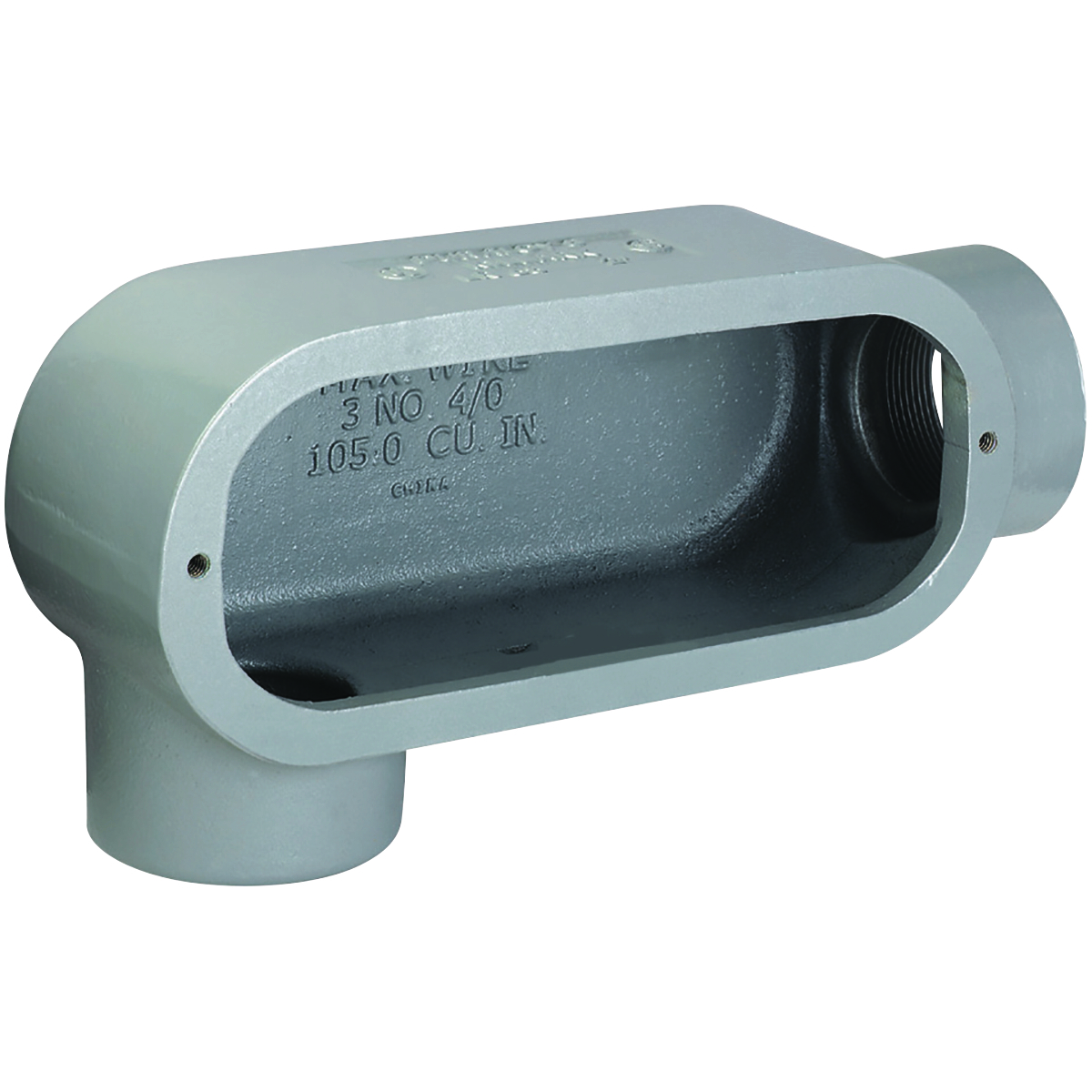 1/2" LR Hub, Iron Form 8 Conduit Body