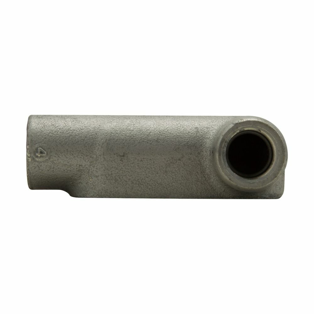 Eaton Crouse-Hinds series Condulet Form 7 conduit outlet body, Feraloy iron alloy, LR shape, 2"
