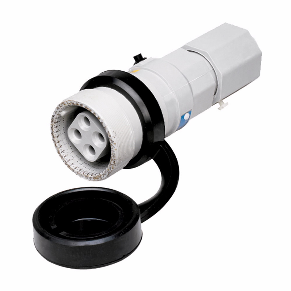Eaton Crouse-Hinds series Arktite NPR connector, 60A, Three-wire, four-pole, 1.07-1.35", 50-400 Hz, Style 2, Krydon fiberglass-reinforced polyester, 600 Vac/250 Vdc