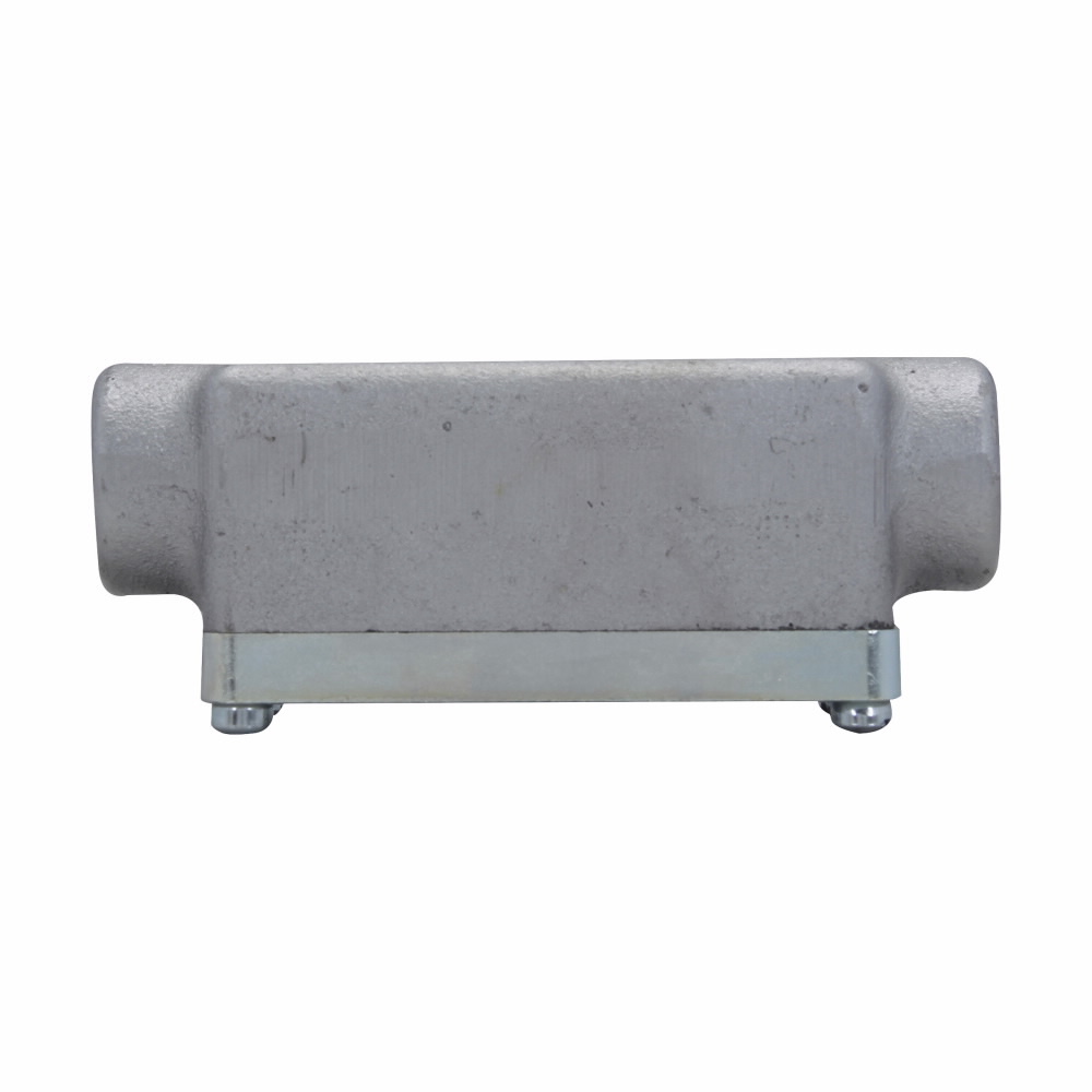 Eaton Crouse-Hinds series Condulet OE conduit outlet body with cover, Feraloy iron alloy, C shape, 3/4"