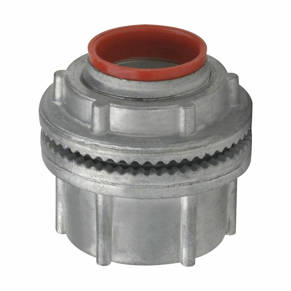 Eaton Crouse-Hinds series Myers Scru-Tite basic hub, Zinc, 3/4"