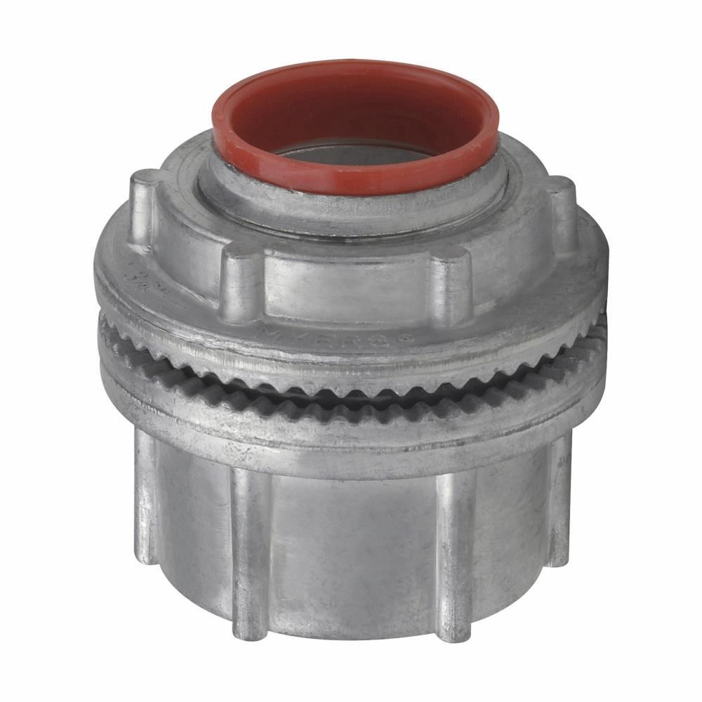 ST 6 Basic Vibration Proof Threaded Conduit Hub, 2 in, For Use With Rigid Conduit, Zinc, Polished Nickel/Polished Chrome