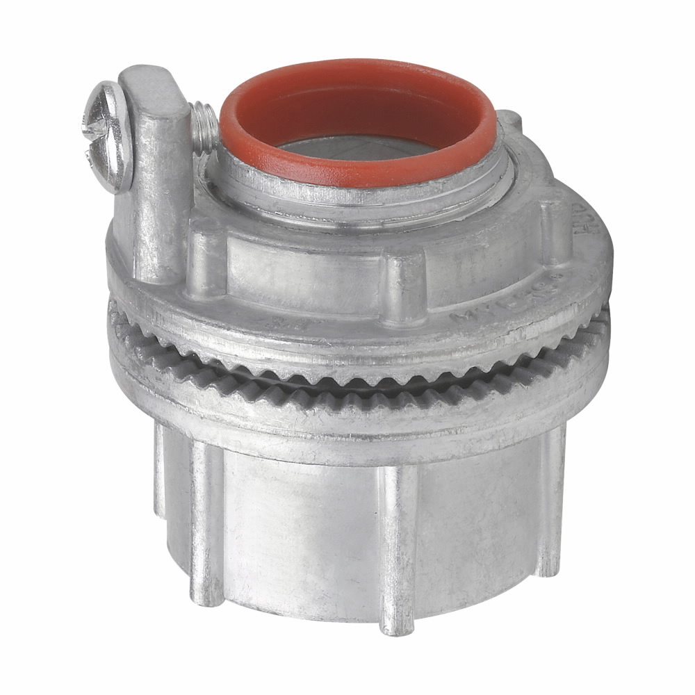 Eaton Crouse-Hinds series Myers ground hub, Zinc, 2-1/2"