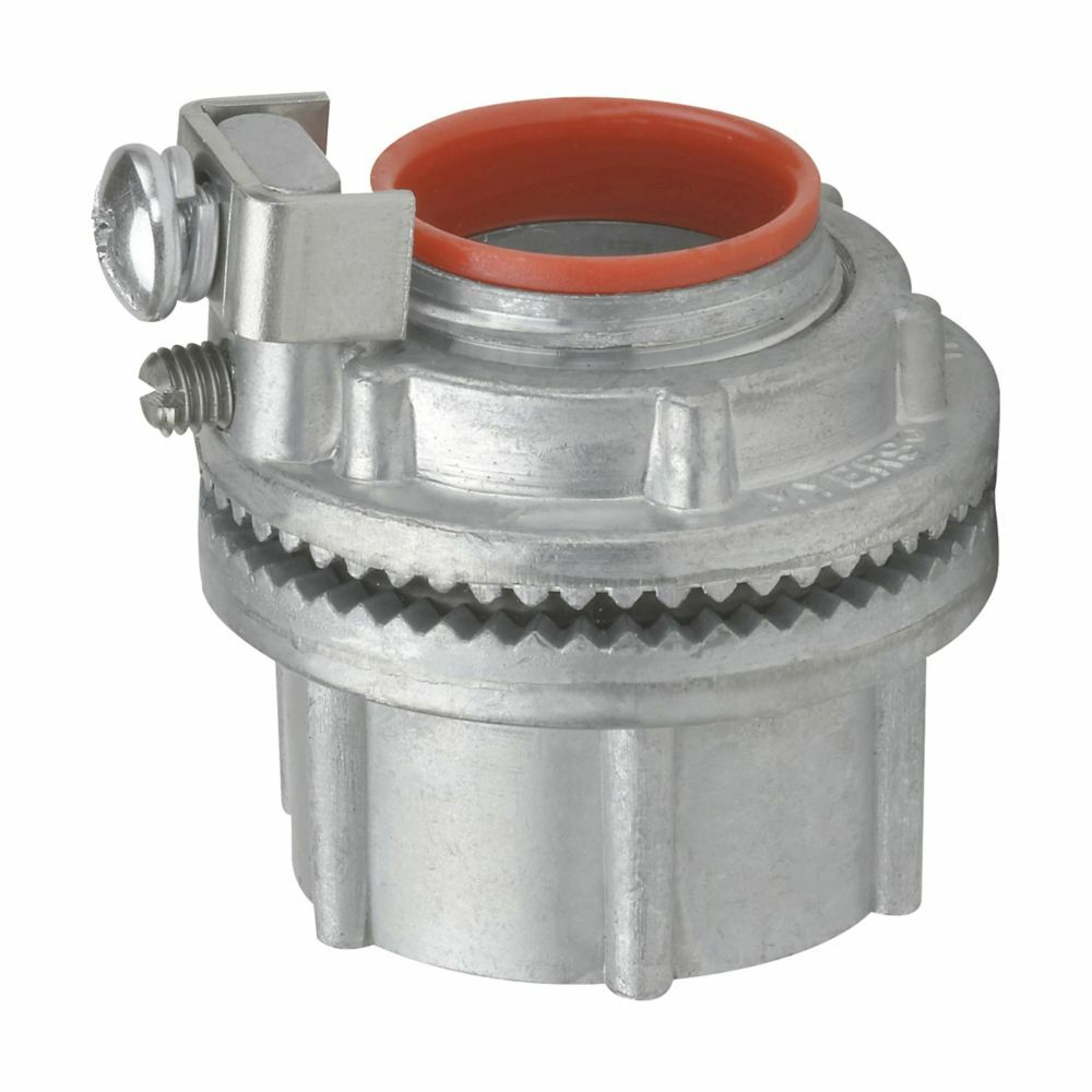 Eaton Crouse-Hinds series Myers hub, Zinc, 1", Increased safety ground terminal