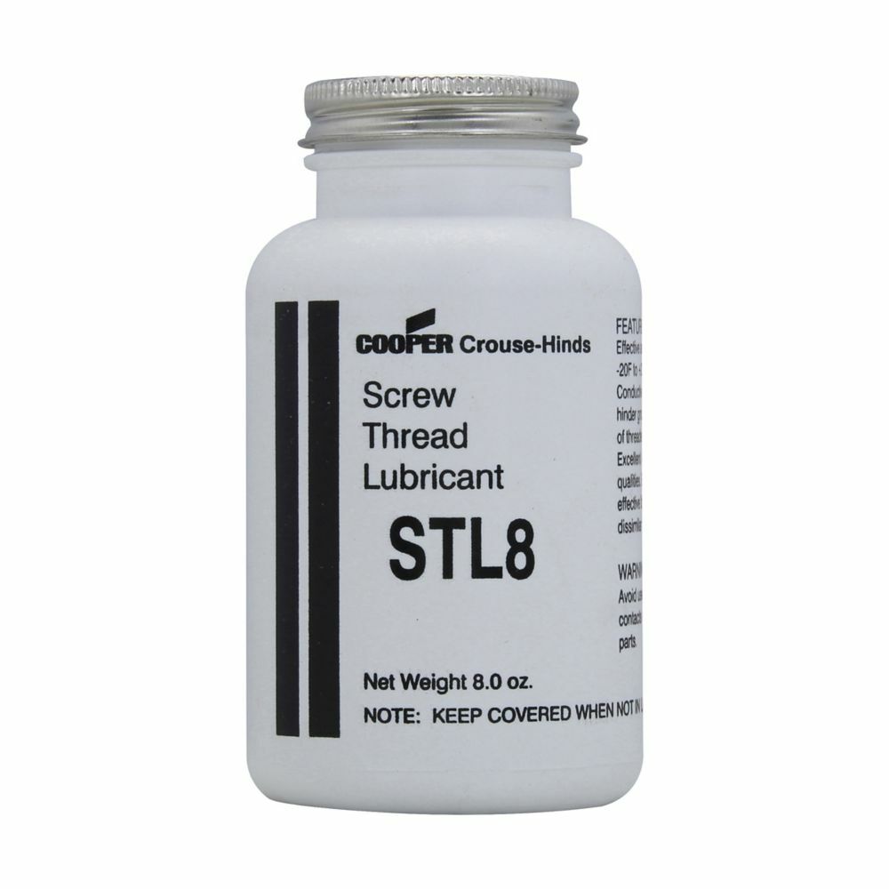 Eaton Crouse-Hinds series STL thread lubricant, Effective and stable from -20F to +300F, 8 oz can