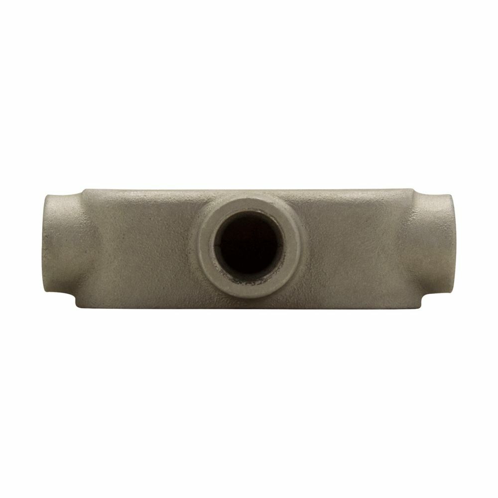 Eaton Crouse-Hinds series Condulet Mark 9 conduit outlet body, Copper-free aluminum, T shape, 1/2"