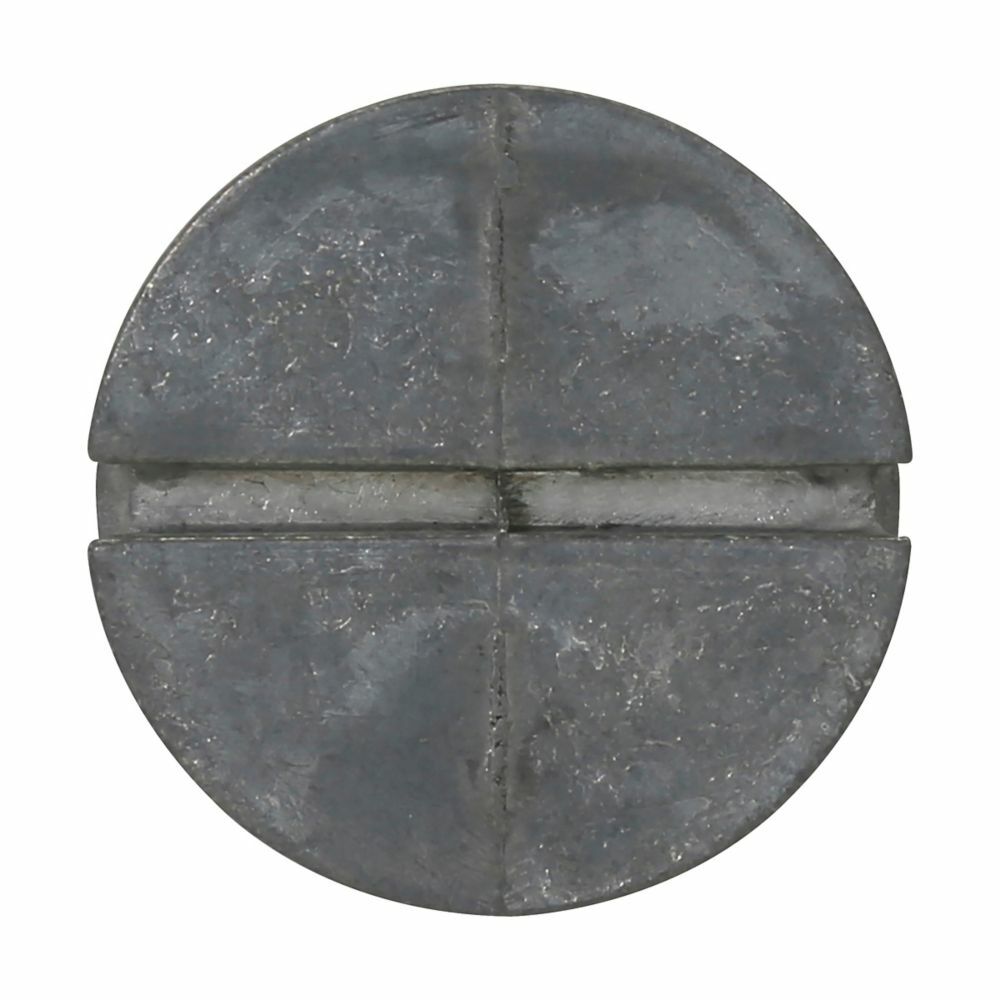 Eaton Crouse-Hinds series closure plug, Zinc, Gray, 3/4"