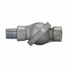 UNA26 Dust-Ignitionproof Explosionproof MNPT Conduit Union, 3/4 in, Feraloy Iron Alloy, Aluminum Acrylic Painted/Electro-Galvanized