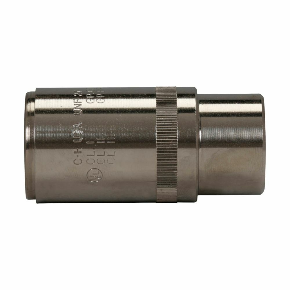 UNF17 Dust-Ignitionproof FNPT Short Expansion Conduit Union, 1/2 in, Steel, Electro-Galvanized