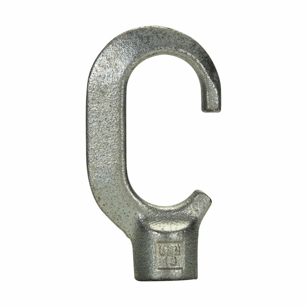 Eaton Crouse-Hinds series UNH hook, Feraloy iron alloy, Pendant mount, 1/2"