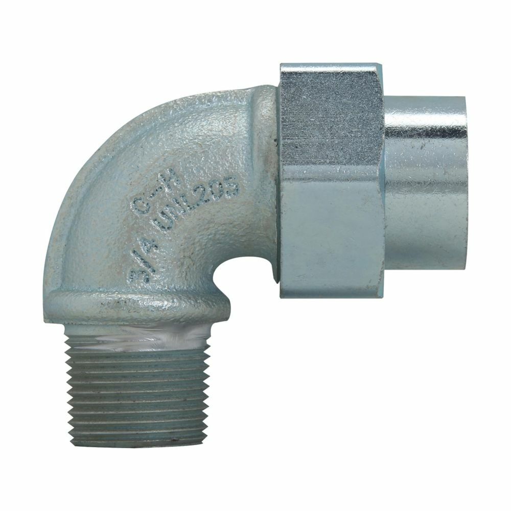 Eaton Crouse-Hinds series UNL union, Rigid/IMC, Feraloy iron alloy, 1/2"-1/2"