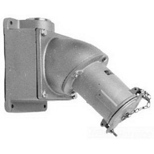 Powertite; Style 1 Receptacle with AJA Mounting Box; 200 Amp, 600/250 Volt AC/DC, 3-Pole, 3-Wire