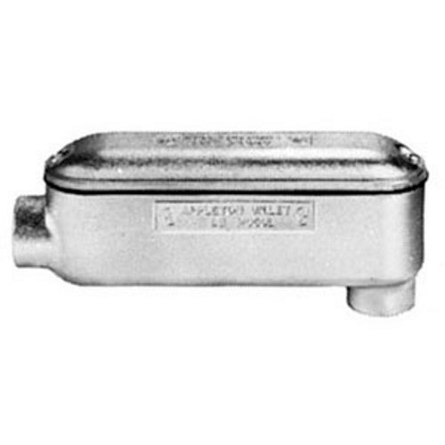 Mogul Unilet; Type LB Conduit Body With Cover and Gasket Assembly; 2 Inch, Copper-Free Aluminum, Epoxy Powder Coated