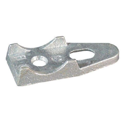 1-Hole Clamp Back; 3/4 Inch, Hot-Dip Galvanized, Malleable Iron