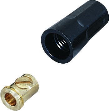 IDEAL, Wire Connector, Set-Screw, Size: 33/64 IN Width X 63/64 IN Height, Number Of Conductors: 1 to 6, Wire Size: 22 - 10 AWG, Material: Brass, Flame-retardant polypropylene shell, Color: Brass Connector, Black Shell, Voltage Rating: 600 V, Temperature Rating: 150 , 302 DEG C, DEG F, Model: 11, Width: 33/64 IN, Height: 63/64 IN
