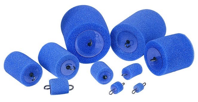 Foam Carrier, Conduit Size: 6 IN, Package: 1/Bag, RoHS Compliant, For Use With Any Type Of Blower Or Vacuum System