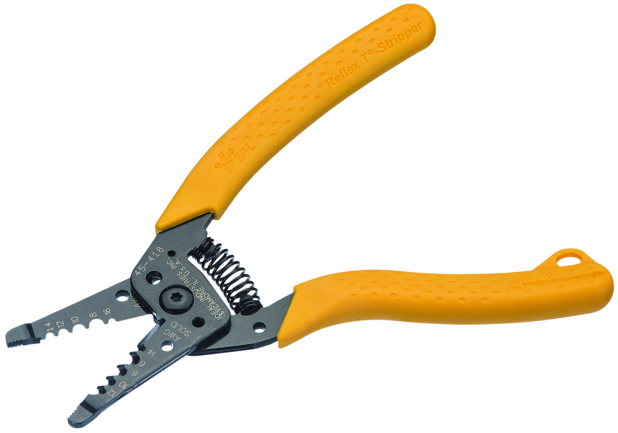 Reflex Premium T-8 T-Stripper Wire Stripper, Size: 6 - 14 AWG Solid, 8 - 16 AWG Stranded, Ergonomic Handle