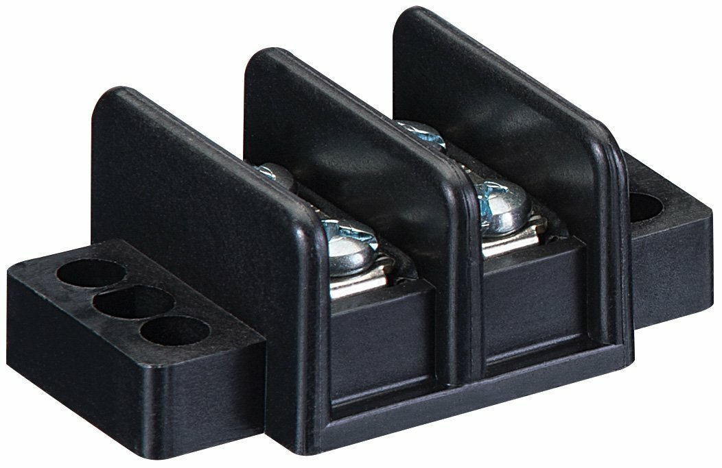 IDEAL, Terminal Strip, Wire Size: 22 - 10 AWG, Spacing: 0.562 IN, Amperage Rating: 30 AMP, Voltage Rating: 600 V, Material: Zinc-Plated Steel Screw, Number Of Circuits: 10, Torque Rating: 16 IN-LB, Terminal Screw Size: 10
