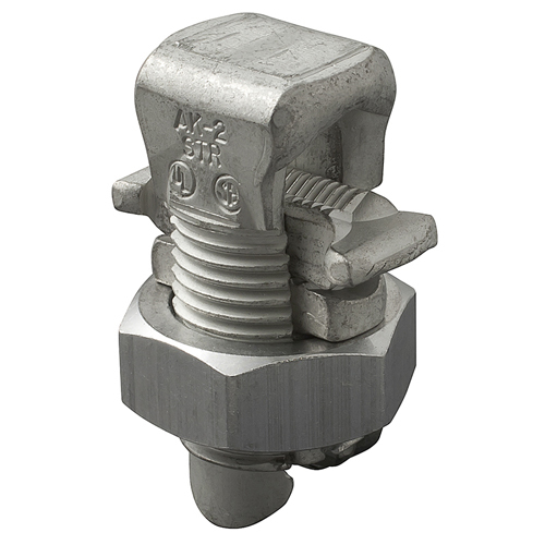 Aluminum Split Bolt, Main Range 4/0-2, Tap Range 4/0-6, Tin Plated, UL, CSA