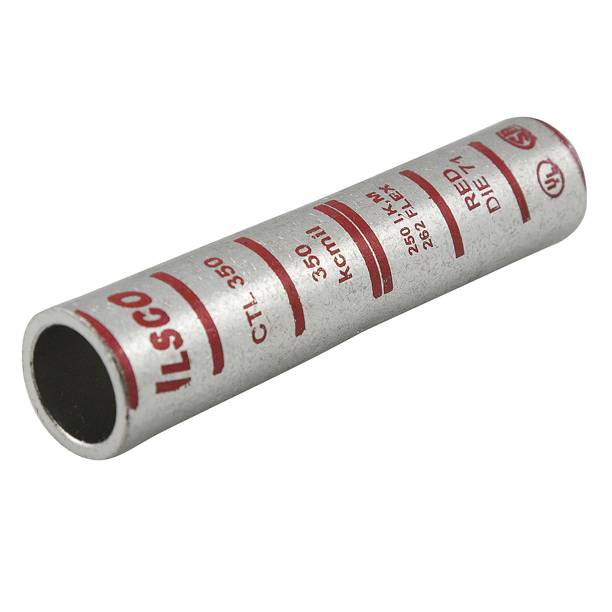 Surecrimp Copper Compression Sleeve, Conductor Size 250, Long Barrel, Tin Plated, UL, CSA