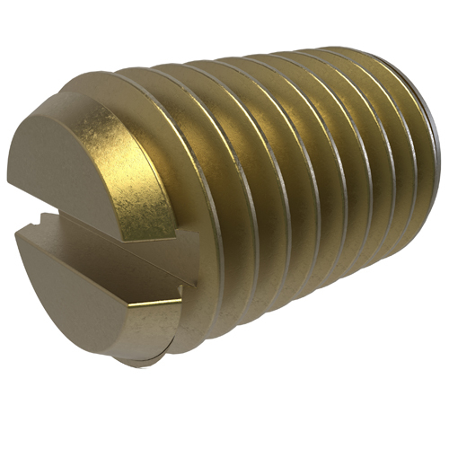 Steel Screw, 1/4-28 x 7/16in, Zinc Plated