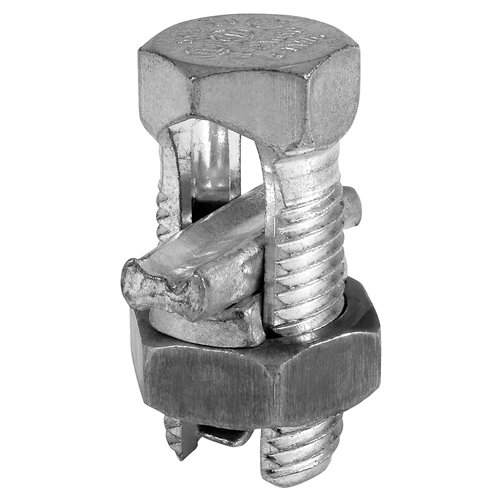 Copper Split Bolt, Conductor Range for Equal Main & Tap 500-3/0, Tin Plated, UL, CSA
