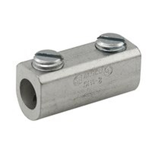 Aluminum Splicer/Reducer, Dual Rated, Conductor Range 500-4, Tin Plated, UL, CSA