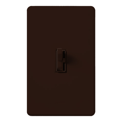 Ariadni Dimmer, Incandescent/Halogen, Single-pole, preset, 120V/1000W in brown