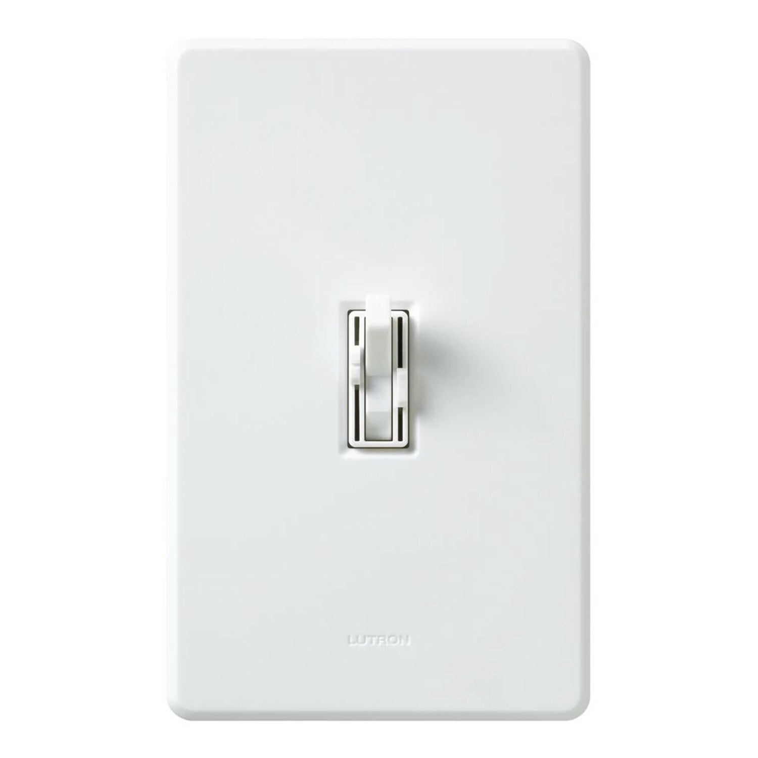 Ariadni Fan/Light Control, Fan control and dimmer, single-pole - quiet 3-speed, 120V/1.5A/300W in white
