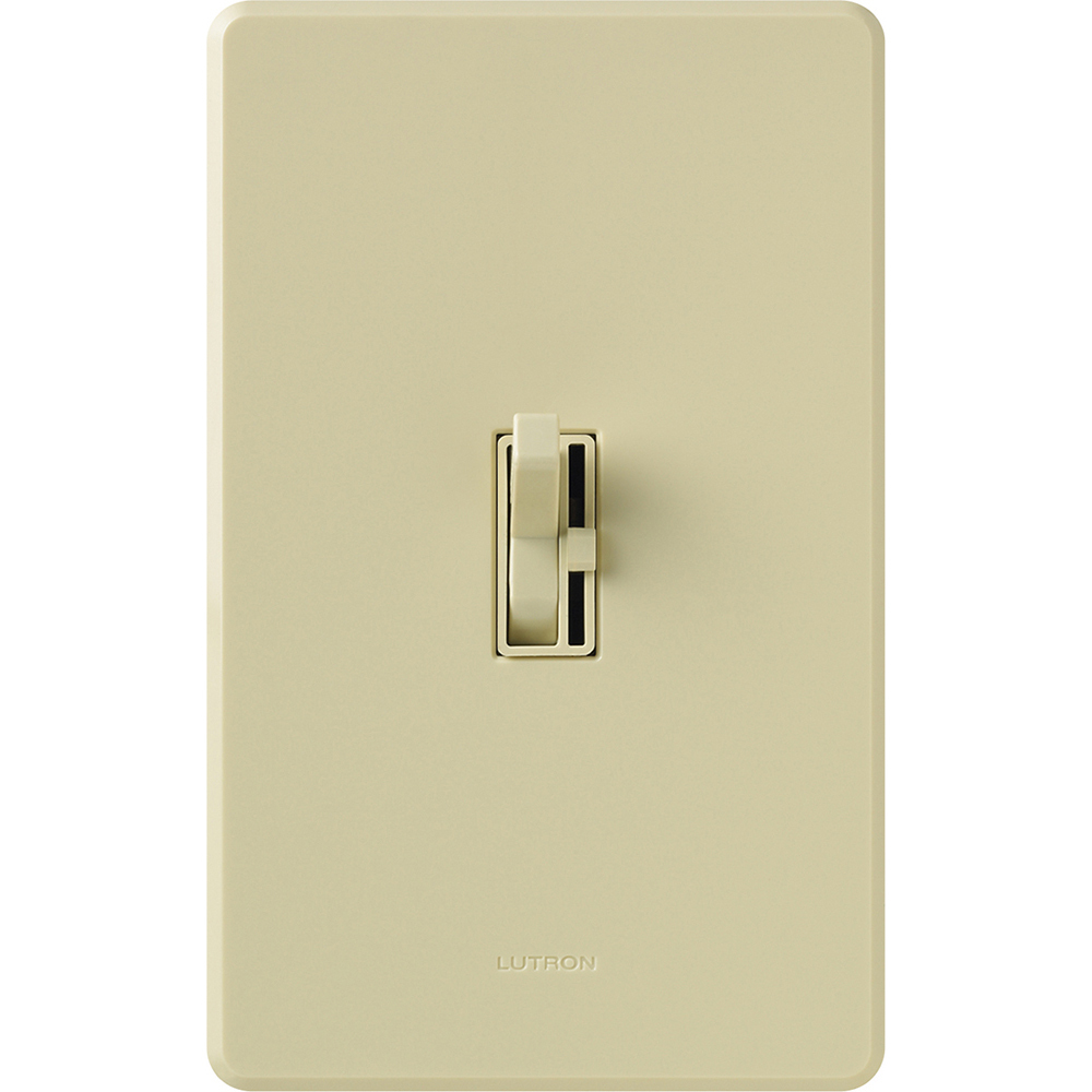 Ariadni Fluorescent Dimmer with Hi-lume Ballasts, 3-way/single-pole, preset, 277V/6A in ivory