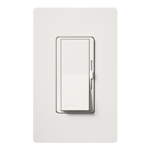 Diva Dimmer - Gloss Finish, Incandescent/Halogen, 3-way, 120V/600W in white