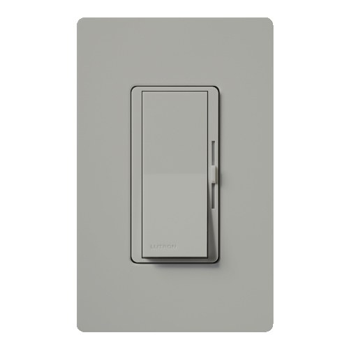 Diva Dimmer - Gloss Finish, Electronic Low-Voltage, Single-pole, 120V/300W in gray