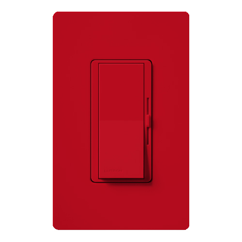 Diva Dimmer - Satin Finish, Fluorescent or LED Dimming with 3-Wire Ballasts and Drivers, 3-way/single-pole, 277V/6A in hot