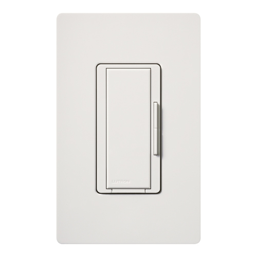 Maestro Companion dimmer for multi-location use, 120V, Gloss finish, clamshell packaging in white