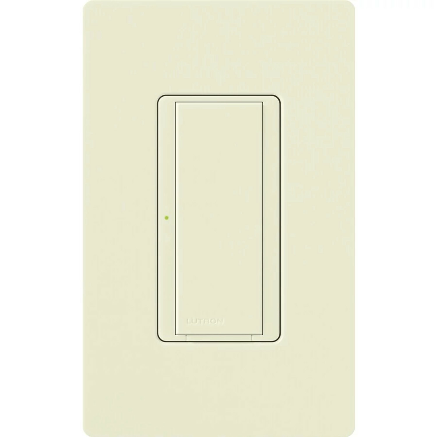 Maestro Switch - Satin Finish, Incandescent/Halogen, Magnetic Low-Voltage, Electronic Low-Voltage, Fluorescent, Multi-location/single-pole, 120V/8A in biscuit