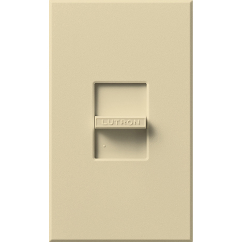 Nova Dimmer, Fluorescent or LED Dimming with 0-10V Ballasts and Drivers, Single-pole (small control), 0-10V/60A in ivory