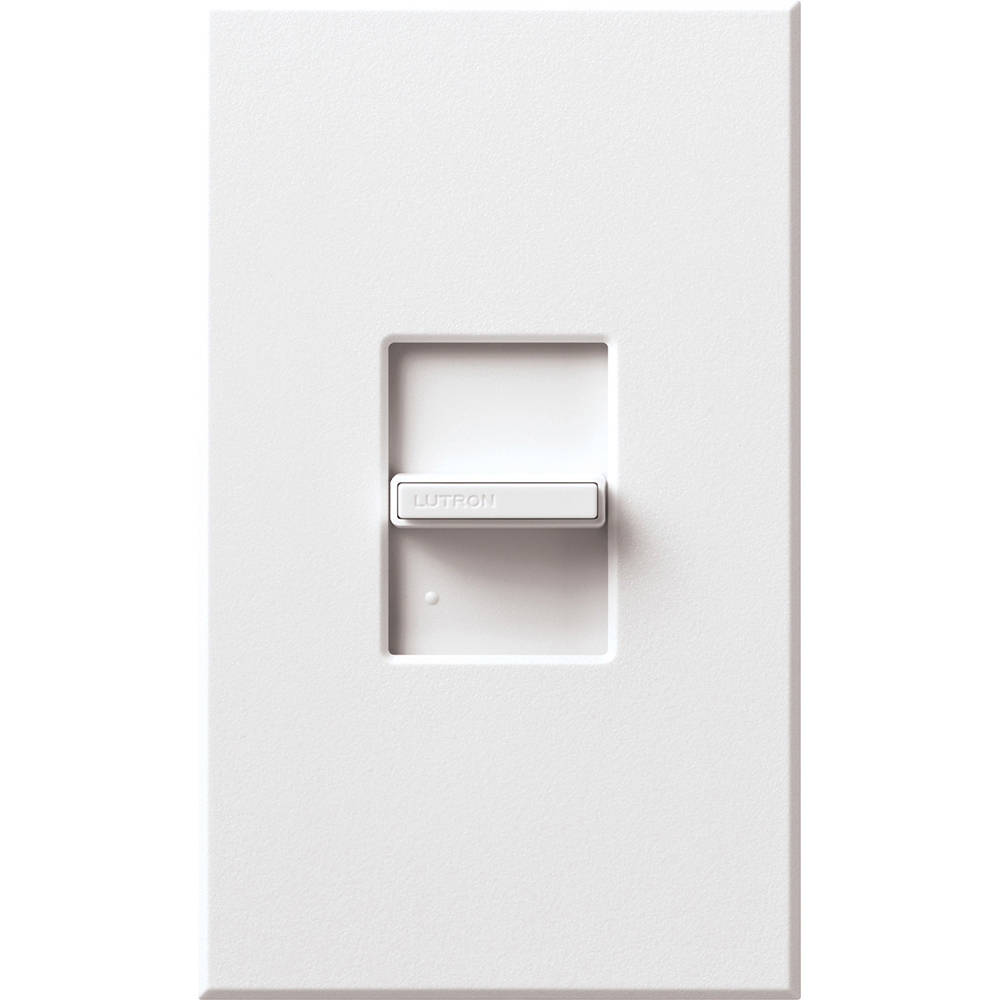 Nova Dimmer, Magnetic Low-Voltage, 3-way/single-pole (small control), preset, 120V/600VA (450W) in white