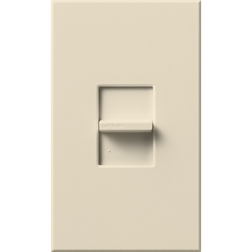 Nova T Dimmer, Electronic Low-Voltage, Single-pole (small control), 120V/600W in light almond