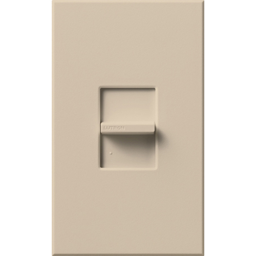 Nova T Dimmer, Magnetic Low-Voltage, Single-pole (small control), 120V/600VA (450W) in taupe