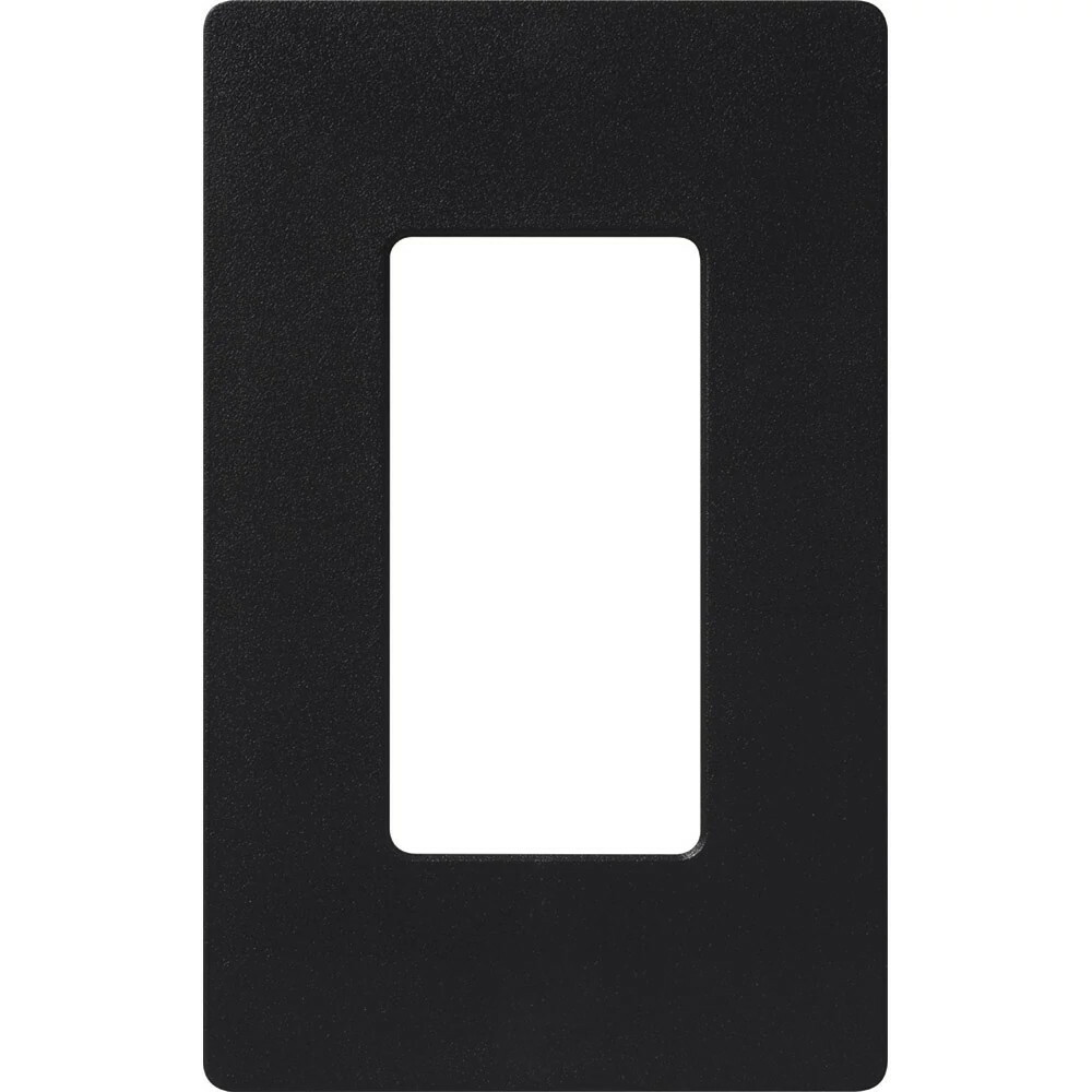 Claro Wallplate, Satin Finish, Single-gang in midnight