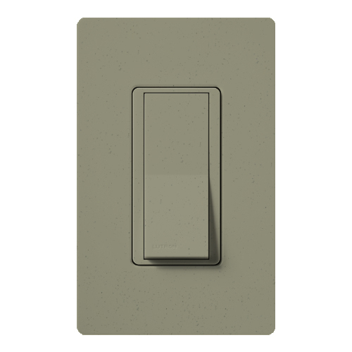 Claro Switch, Satin Finish, Single-pole, 277V/15A in greenbriar