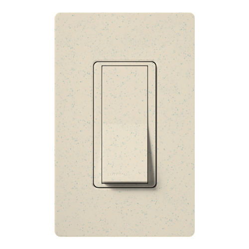 Claro Switch, Satin Finish, Single-pole, 277V/15A in limestone