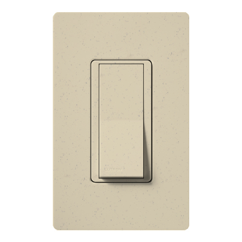 Claro Switch, Satin Finish, Single-pole, 277V/15A in stone